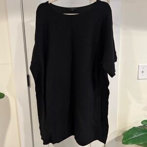 COS Short Sleeve Batwing Ribbed Sweater Dress Size M